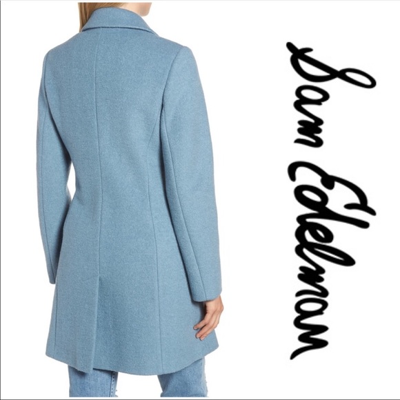Sam Edelman Blazer Coat/Jacket (Light Blue) - Picture 4 of 5